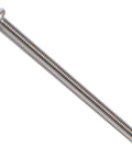 Pro Grade Stainless Steel Phillips Pan Head Machine Screws 8-32 Coarse Thread Three Inch Length, showing detailed screw design.
