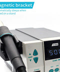 Hot Air Rework Station With Digital Display And Sleep Mode, 110V 1000W, 7 Nozzles, Adjustable Temperature, Desoldering Gun, BGA Pro Grade