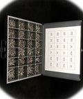 Open case of Go-To Stainless Pan Head Tapping Screw Assortment Kit, 1260 Pieces, #8 Through #14, 18-8 Stainless Steel