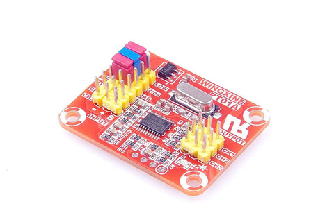 Multifunction Signal Converter Module PT01A Servo Signal To Analog Voltage And PWM Converter, isolated on white background.