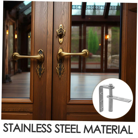 Stainless Steel Self Closing Cafe Door Hinge With Heavy Duty Build And Dual Swing Operation For Wood Doors And Kitchen Or Bar Cabinets, Rock Solid Pivot Hinges For Smooth, Hands Free Access on wood cafe doors