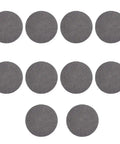 Ditch The Dust And Clog Issues With These 9 Inch Sandpaper Mesh Discs featuring super sticky hook loop backing, arranged in a grid.