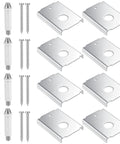 Rugged 24 Piece Bifold Door Repair Kit For One And Three Eighths Inch Wood Doors With Seven Sixteenths Pivot Holes Carbon Steel Hardware