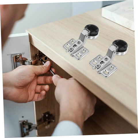 Installing Soft Close Cabinet Hinges For Frameless Kitchen Doors With Hydraulic Damping Quiet Operation Two Piece Set