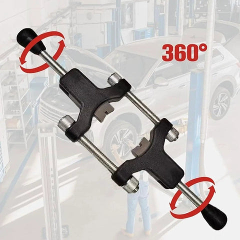 Universal Half Shaft Sleeve Thread Repair Kit For External Bolt Threads 30 To 110mm Adjustable Range in a garage setting.