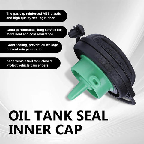 Durable Fuel Tank Cap Replacement For Volkswagen And Audi Black Gas Filler Cap 5C0201550T 5Q0201550L side view