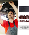 Pro Shop Grade Spline Socket Bit Set, Beefy Auto Repair Kit For Mechanics, mechanic using multi-size drive sockets under vehicle.