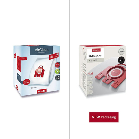 Genuine HyClean Air Vacuum Bags For Miele Complete C1 C2 S6 S4 Slim High Dust Retention 10x Better Filtration XL Pack Of 8 Bags