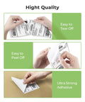 Genuine 4x6 Direct Thermal Shipping Labels For Nelko PL70E Printer, Perforated, showing easy tear, peel, and strong adhesive features.
