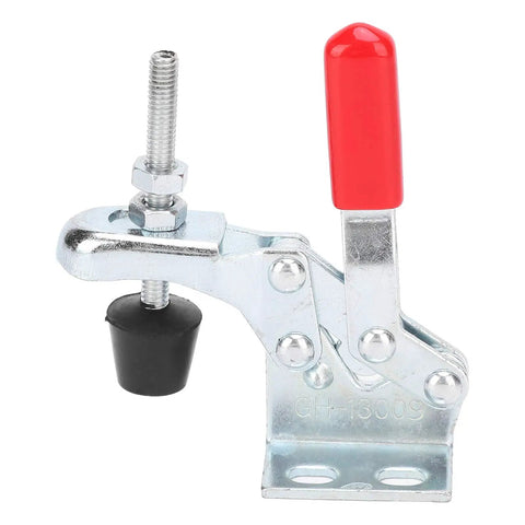Super Cool Vertical Quick Release Clamp With Epic 30kg Grip For Welding And Heavy Duty Mechanical Work That Locks Tight And Keeps Jobs Secure No Slippage Allowed, galvanized steel construction.