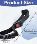 Rock Solid Adjustable Car Grab Handle Strap For Dead Easy Vehicle Entry And Exit Heavy Duty Secure Locking Grip size 4.73 in adjustable 7-17 in