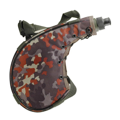 Camouflage Big Capacity Outdoor Water Bottle With Oxford Cloth Canteen Design, Leakproof And Rugged For Camping, Hiking, Backpacking