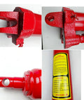 Heavy Duty 12 Ton Hydraulic Engine Hoist Cherry Picker Crane Manual Garage Shop Bad Boy Engine Lifter extra long ram and handle close up