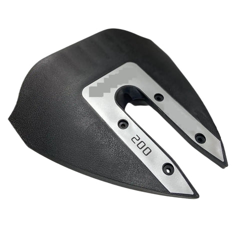 Whale Tail Hydrofoil Stabilizer For Outboard Boats 8 To 40 HP, beefed up performance, viewed from side showing attachment points.