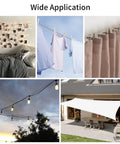 Collage showing versatile uses of Stainless Steel Sun Shade Sail Hardware Kit 6 Inch for decks and outdoor installation.