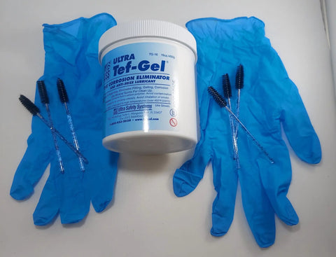 Marine Grade Anti-Corrosion And Anti-Seize Lubricant In A 16oz Bottle For Sailboat Rigging And Boat Hardware With Free Application Kit