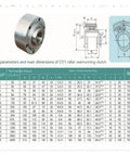 One-Way Clutch Bearing For Textile Machinery And Industrial Gear, Built-To-Last Overrunning Clutch With Bearing Steel dimensions