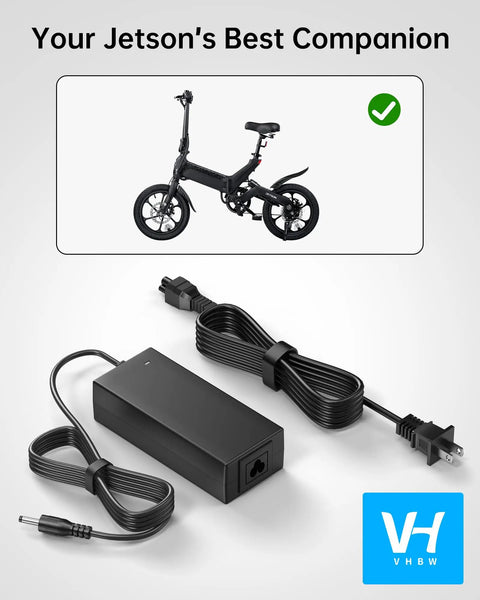 54.6V Electric Bike Charger For Jetson Haze Ride Ready Plug And Go E Bike Models JHAZE BLK JHAZE CAN BLK JHAZE BLK OB JHAZE BLK RA