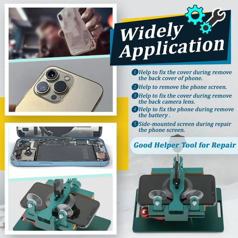 Screen Separator Opener Clamp For iPhone And Android Display With Suction Cup, 360 Degree Rotatable Fixing Clamp