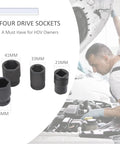 Heavy Duty Torque Multiplier Wrench Set With Carrying Case Go To Lug Nut Remover Kit With 21mm 33mm 38mm 41mm sockets