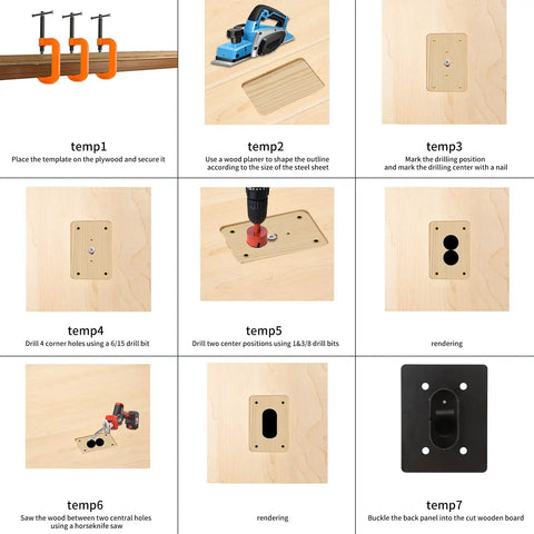 Heavy Lift Spring Socket Wall Plate For Yoga Rehab And Home Studio Panels No Sweat Setup Anchor Mount installation steps.
