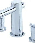 Parma Tub Faucet Trim Kit With Two Handle Roman Design Drip Free Ceramic Disc Valve Modern Chrome Finish