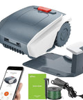 No Fuss Smart Robotic Lawn Mower For Commercial Use, Fully Automatic Cordless With App Control, Trims Up To 1500 Square Meters
