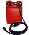 Six Gallon Portable Boat Fuel Tank With Hose Connector For Outboard Motors, 24 Liter Marine Fueling Tank Replacement Plastic Tank