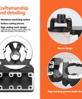35mm Concealed Door Hinge Jig for Cabinets Pro Grade Aluminum Alloy Guide close-up with recess and edge banding design