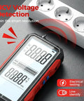 True RMS Digital Multimeter With 6000 Counts Color Screen Auto Display Rechargeable Battery detecting voltage near outlet.