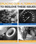 Troubleshooting engine with 110 Amp 12V Alternator Replacement for Nissan Rogue and X-Trail issues