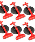 Six Piece Suction Cup Clamp Set For Glass And Windshield Repair Hands Free Gluing Tool Kit For Convertible Tops And Glass Panels