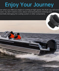 Outboard Flush Plug Replacement Quick Flushing Adapter by Verado Pro XS FourStroke SeaPro 75HP to 500HP V10 on speedboat