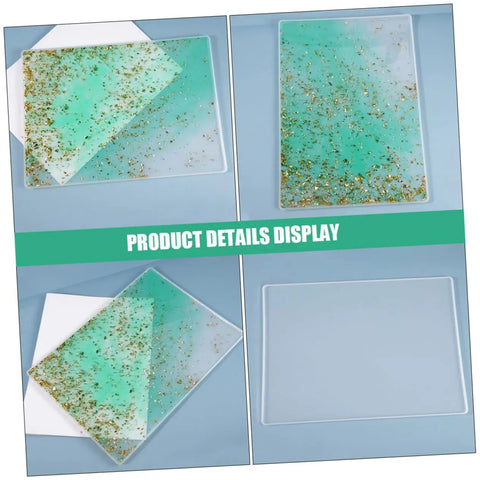 Top Shelf Silicone Placemat Mold Set For Epoxy Resin Crafts And Diy Writing Desk Pad Reusable Casting Tray With Legit Smooth Nonstick Surface Dreamy Finish