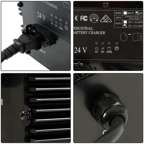 Kick Ass Heavy Duty 24V 25A Battery Charger For Skyjack Jlg Scissor Lifts With Oem Part Numbers 96211 105739 Compatible Rig Ready Power Supply Snag Today