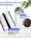 2.25 Gallon Stainless Steel Gravity Fed Water Filter System With NSF ANSI 42 And 372 Certification, focusing on polished finish