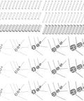 Stainless Steel Small Spring Assortment Kit, 115 Pieces, 29 Sizes, Includes Torsion And Compression Springs With Six Turn Torsion Angles