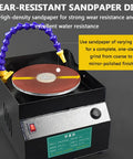 Heavy Hitter Electric Bench Sander And Easy Switch Knife Sharpener Featuring Sweet Seven Speed Options For Smooth Detailing And Killer Grinding Performance On Wet Or Dry Wood Metal Works with 150mm sandpaper disc.