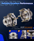 Rear Wheel Bearing And Hub Assembly For 2011 To 2016 Hyundai Elantra Elantra GT Veloster And Kia Forte Koup Five Lug ABS Compatible OE 512492