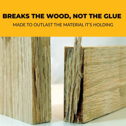 Pro Grade Medium Wood Adhesive Glue For Pros, clear all purpose wood glue with 4000 psi tensile and shear, fills cracks, 2.25 oz