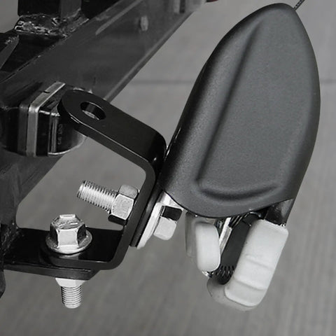 Universal Mounting Bracket Kit For 1 Inch Or 2 Inch Bolt On Retractable Ratchet Straps 5000 Lb Break Strength Includes 2 Brackets And Hardware Boat Trailer Straps Sold Separately