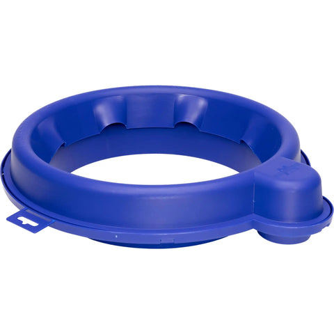 5 Gallon Bucket Dust Collector With High Powered Cyclone Separator And 2 Inch Vacuum Hose Fitting, blue plastic cyclone separator ring.