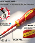 All In One Insulated Electrician Tool Set Pro Grade Workhorse For Electricians 1000V VDE Certified Screwdrivers Voltage Tester