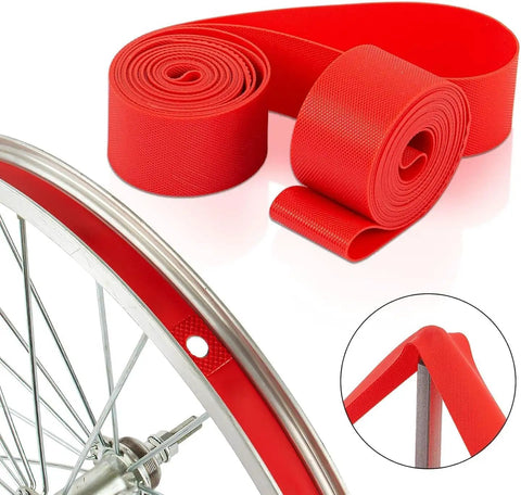 Heavy Duty 20 Inch Bike Inner Tubes Kit 2 Pack Fits 20x2.125 To 2.40 Includes 2 Rim Strips Schrader Valve Thick Butyl Rubber Flat Resistant
