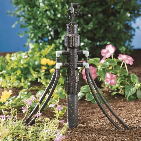 Drip Irrigation Manifold Kit For 1/4 Inch Tubing Easy DIY Watering System With Flexible Configurations Efficient Garden Irrigation