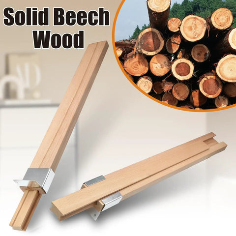Killer Strength Wood Drawer Slides 16 Inch Bottom Mount Heavy Duty Beech Hardwood With Steel Glides No Sweat Installation For DIY Fixes