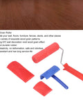 Total Game Changer Wood Roller Painting Tool Set Featuring Hella Slick Rubber Texture Pattern Rollers for DIY wall decoration and furniture.