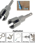 Two Pack Wing Nut Driver Set With Quarter Inch Hex Shank Socket Wrenches And Drill Bits For Panel Nuts And Bolts application guide