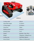 Automatic Remote Control Lawn Mower With Multifunction Mowing Robot For All Terrain Grass On 45 Degree Slopes Adjustable Cutting