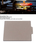 Universal 150x150mm Double Sided PEI Powder Sprayed Magnetic Spring Steel Flexible Build Plate in use with 3D printer